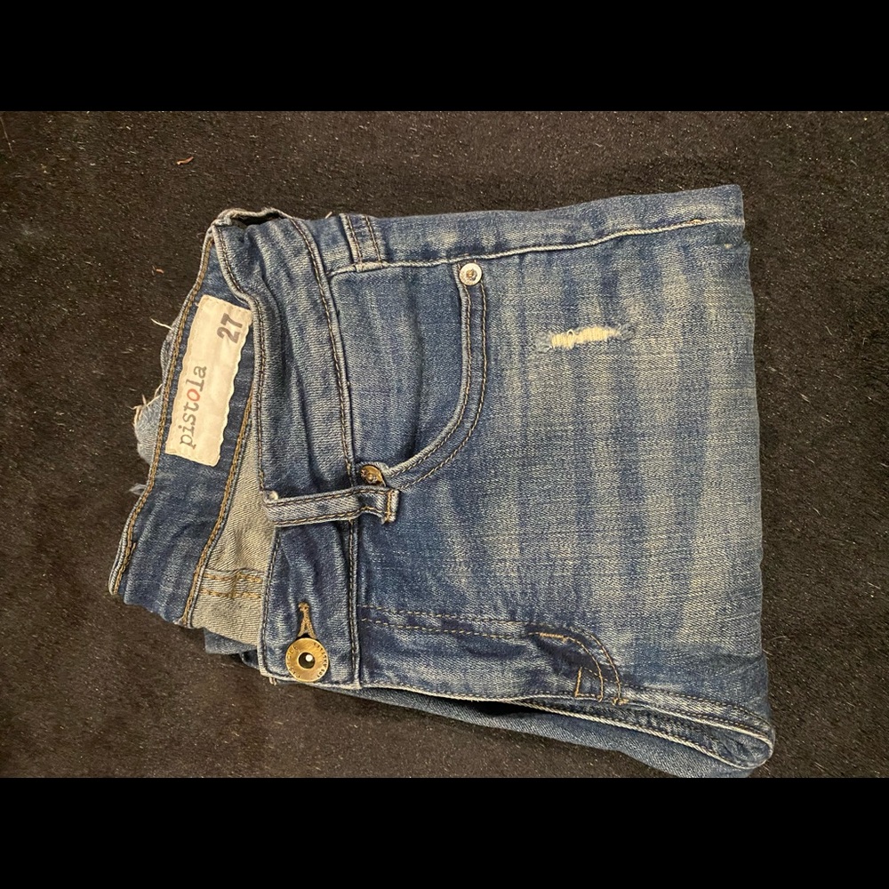 Pistola Ankle Zip Skinny Jeans